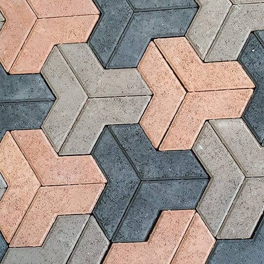Beautiful paved driveway